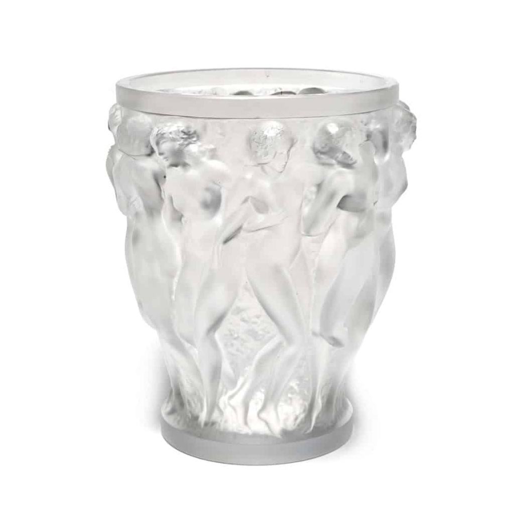 Lalique France : Vase « Bacchantes » | Biron Lalique France : Vase "Bacchantes"