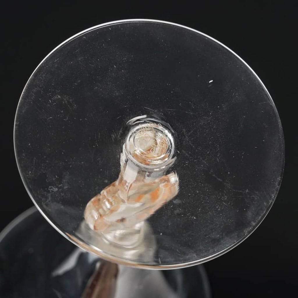 René Lalique : Verre « Ribeauvillé » 1924 | Biron René Lalique : Verre "Ribeauvillé" 1924