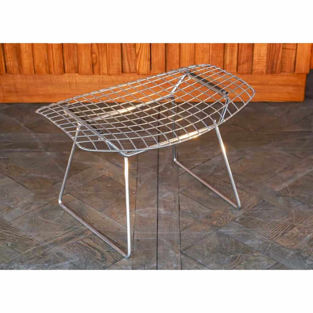 Harry Bertoïa pour Knoll, Paire de tabourets en métal chromé, années 1970 | Biron Harry Bertoïa pour Knoll, Paire de tabourets en métal chromé, années 1970