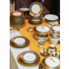 Service de Table en Porcelaine de Limoges, maison BERNARDAUD , bleu de four et or, Modèle Vendôme , pour 12 personnes, 68 pièces | Biron |||||||||||||||