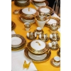 Service de Table en Porcelaine de Limoges, maison BERNARDAUD , bleu de four et or, Modèle Vendôme , pour 12 personnes, 68 pièces | Biron Service de Table en Porcelaine de Limoges, maison BERNARDAUD , bleu de four et or, Modèle Vendôme , pour 12 personnes, 68 pièces