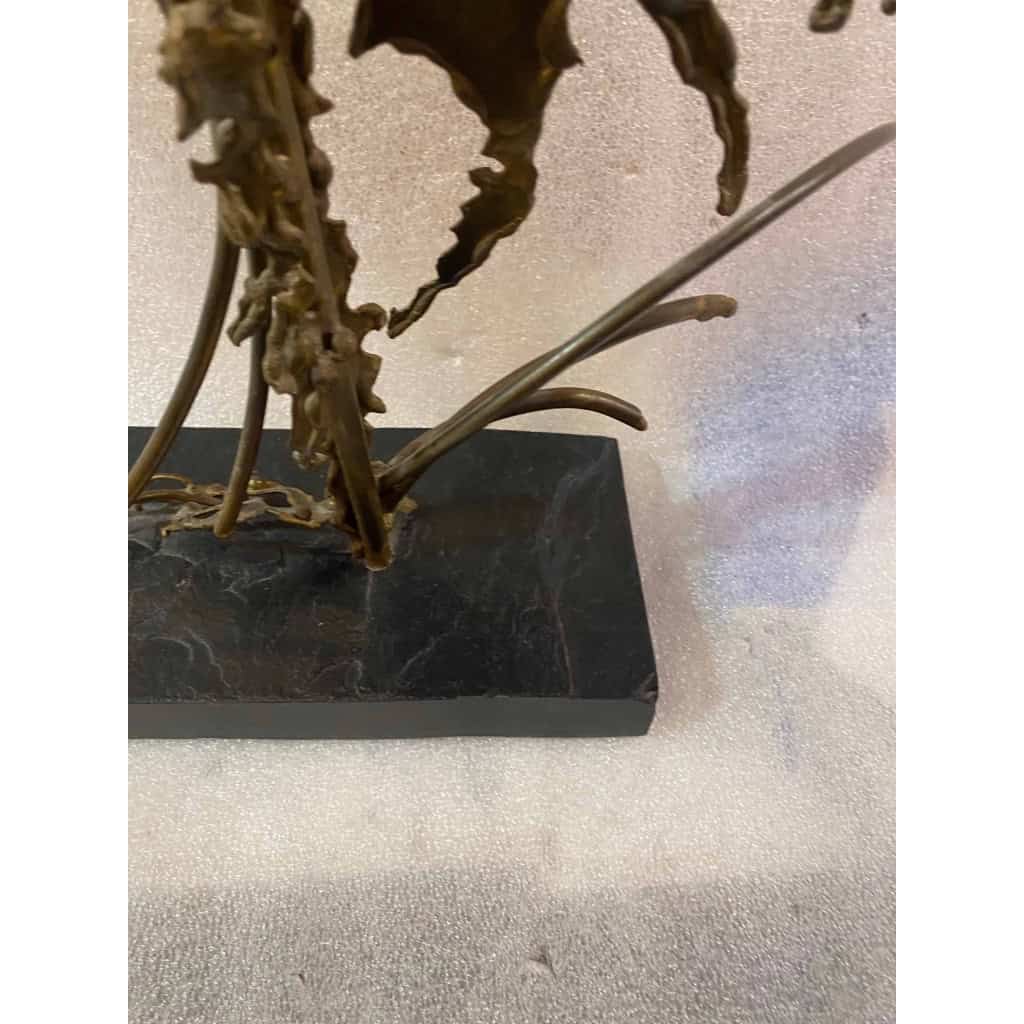 1970′ Sculpture Végétale Par FAURE, FERNANDEZ ou DUVAL BRASSEUR Pour HONORE PARIS | Biron 1970′ Sculpture Végétale Par FAURE, FERNANDEZ ou DUVAL BRASSEUR Pour HONORE PARIS