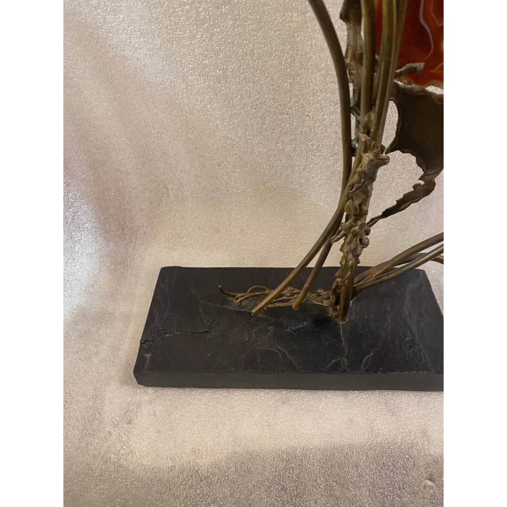 1970′ Sculpture Végétale Par FAURE, FERNANDEZ ou DUVAL BRASSEUR Pour HONORE PARIS | Biron 1970′ Sculpture Végétale Par FAURE, FERNANDEZ ou DUVAL BRASSEUR Pour HONORE PARIS