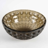 Coupe « Nemours » verre gris topaze fumé de René LALIQUE | Biron |||||||