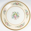 Promotion Spéciale -50% | Service de Table en Porcelaine de Limoges Vintage | 54 Pièces pour 12 Personnes | Floral avec Dorure | A. Lanternier & Co. | Biron Service de Table en Porcelaine de Limoges | Ensemble pour 12 Personnes | 54 Pièces | Plaqué Or | A. Lanternier & Co. Limoges