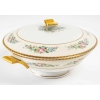 Promotion Spéciale -50% | Service de Table en Porcelaine de Limoges Vintage | 54 Pièces pour 12 Personnes | Floral avec Dorure | A. Lanternier & Co. | Biron Service de Table en Porcelaine de Limoges | Ensemble pour 12 Personnes | 54 Pièces | Plaqué Or | A. Lanternier & Co. Limoges