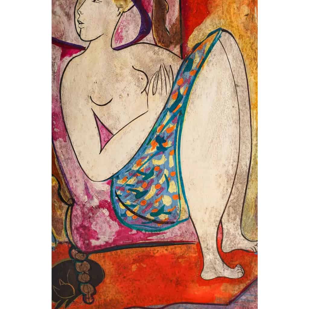 Huile sur panneaux signée « Le Kuff » | Biron Huile sur panneaux signée "Le Kuff"