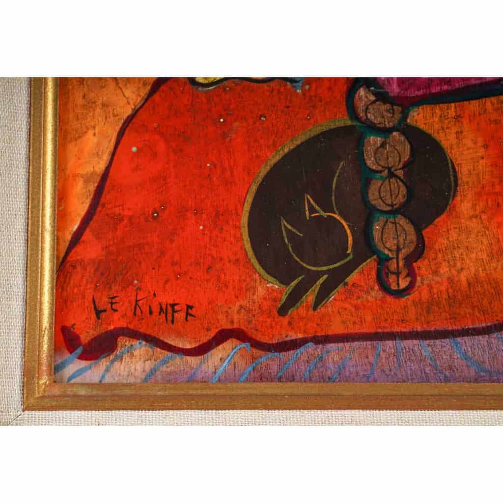 Huile sur panneaux signée « Le Kuff » | Biron Huile sur panneaux signée "Le Kuff"