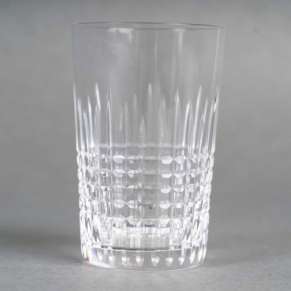 Service de Gobelets « Nancy » cristal blanc taillé de BACCARAT – 36 pièces | Biron Service de Gobelets "Nancy" cristal blanc taillé de BACCARAT - 36 pièces