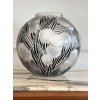 René Lalique : « Oranges » Vase en verre émaillé givré | Biron René Lalique : "Oranges" Vase en verre émaillé givré