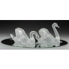 René Lalique : Surtout de Table « Miroir Cygnes » | Biron René Lalique : Surtout de Table "Miroir Cygnes"
