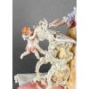 Porcelaine, du XIXème siècle représentant élégante à son écritoire, style Napoélon III | Biron Porcelaine, du XIXème siècle représentant élégante à son écritoire, style Napoélon III