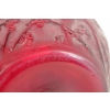 René Lalique : Vase « Perruches » rouge | Biron René Lalique : Vase "Perruches" rouge