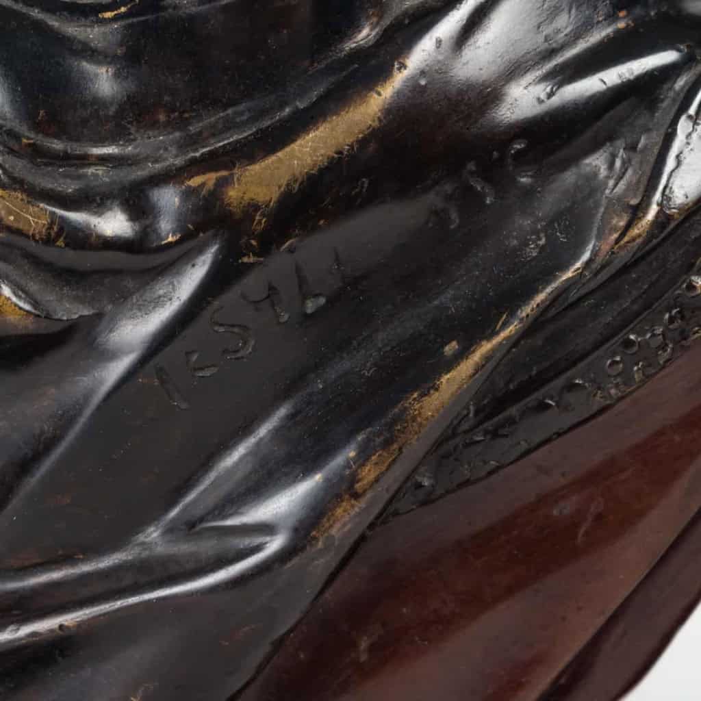 Paire de sculpture en bronze patiné signé par F. Bergman et numéroté | Biron Paire de sculpture en bronze patiné signé par F. Bergman et numéroté