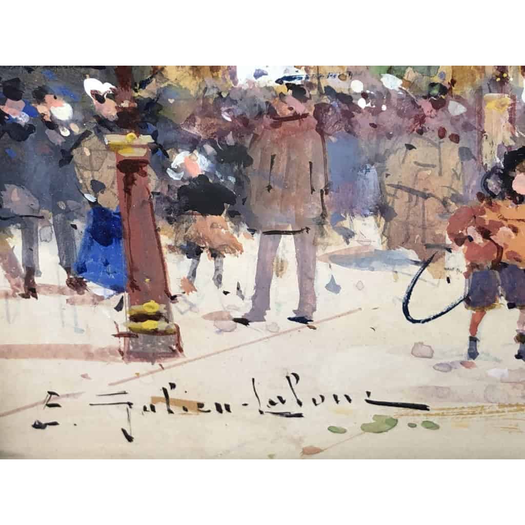 GALIEN LALOUE Eugène Peinture Française 20è siècle Paris le Pavillon Français à l’Exposition Universelle de 1900 Gouache Signée ​​​​​​​Certificat | Biron GALIEN LALOUE Eugène Peinture Française 20è siècle Paris le Pavillon Français à l’Exposition Universelle de 1900 Gouache Signée ​​​​​​​Certificat