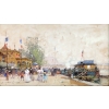 GALIEN LALOUE Eugène Peinture Française 20è siècle Paris le Pavillon Français à l’Exposition Universelle de 1900 Gouache Signée ​​​​​​​Certificat | Biron GALIEN LALOUE Eugène Peinture Française 20è siècle Paris le Pavillon Français à l’Exposition Universelle de 1900 Gouache Signée ​​​​​​​Certificat