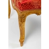 Paire de fauteuils rouges style Louis XV, fin XIXème siècle | Biron Paire de fauteuils rouges style Louis XV, fin XIXème siècle