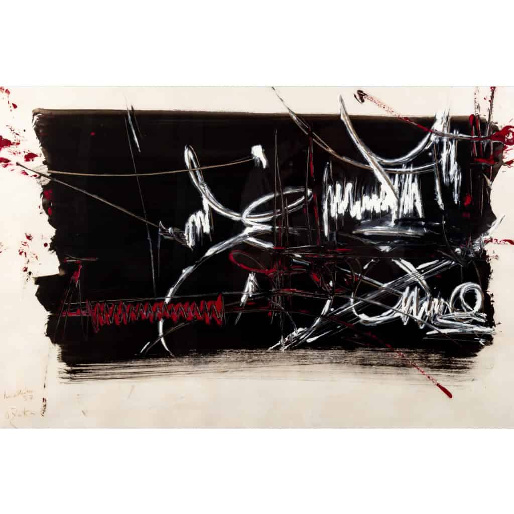 GEORGES MATHIEU, Ozaka, 1957 | Biron GEORGES MATHIEU, Ozaka, 1957