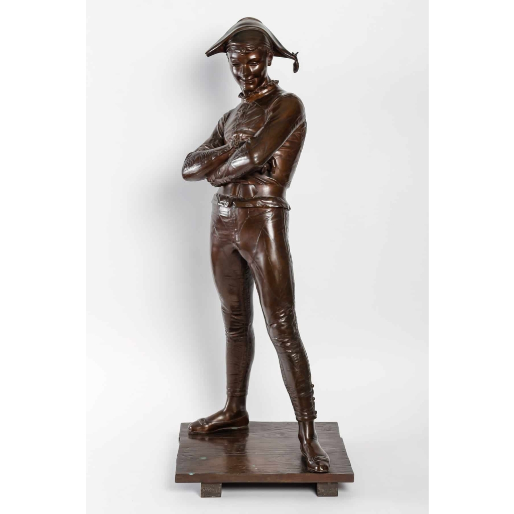 Bronze Arlequin, par St-Marceaux, 1879 | Biron |||||||||