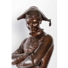 Bronze Arlequin, par St-Marceaux, 1879 | Biron Bronze Arlequin, par St-Marceaux, 1879