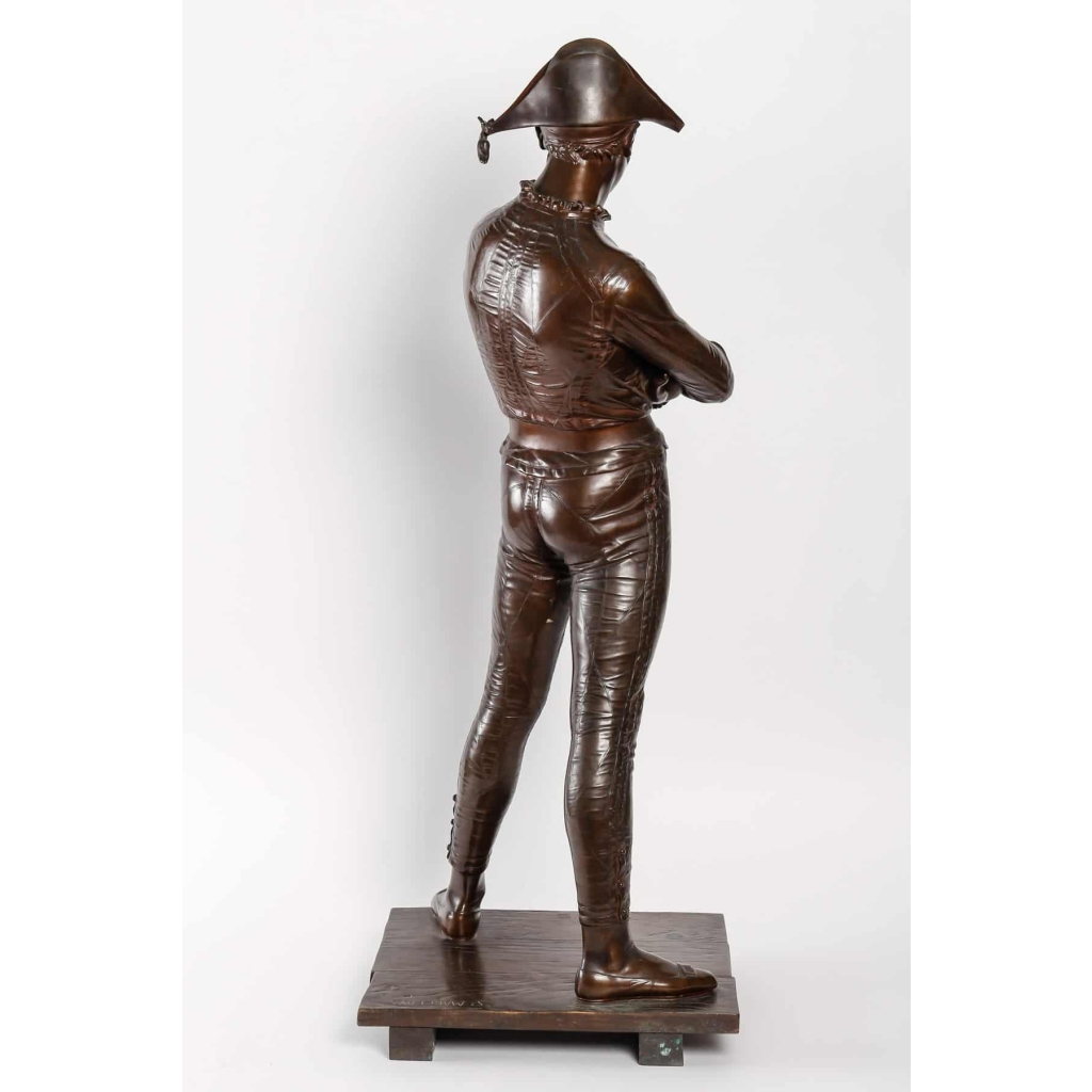 Bronze Arlequin, par St-Marceaux, 1879 | Biron Bronze Arlequin, par St-Marceaux, 1879