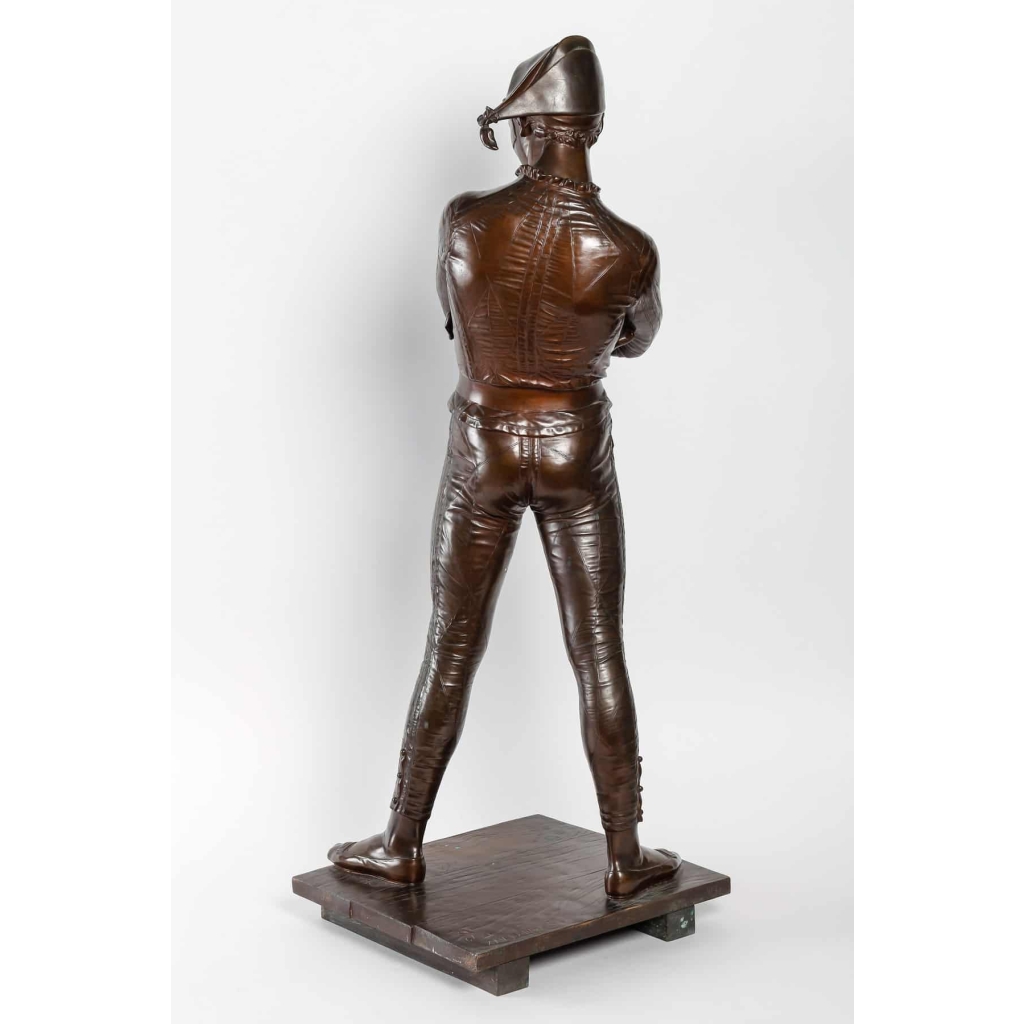Bronze Arlequin, par St-Marceaux, 1879 | Biron Bronze Arlequin, par St-Marceaux, 1879