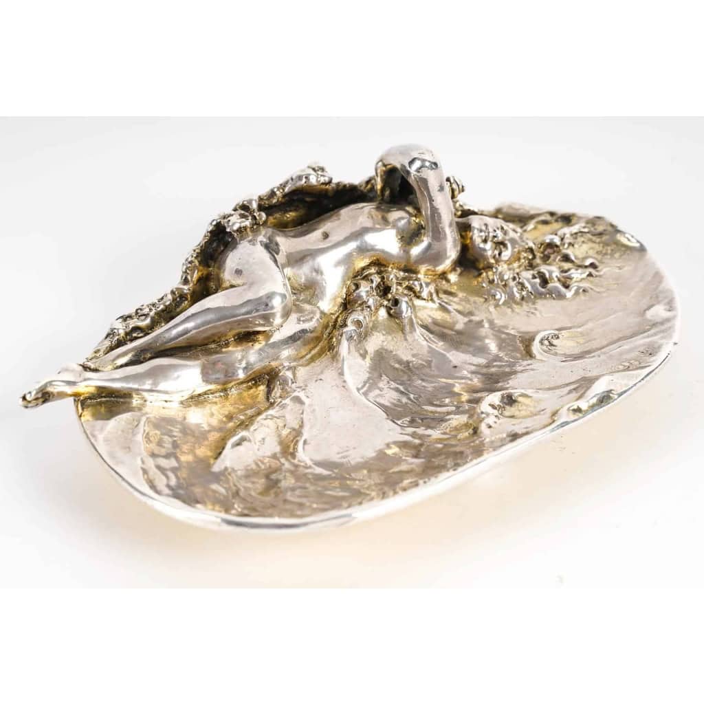 Frédéric Boucheron (1830-1902) Orfèvre Naïade Coupe Vide-poches Art Nouveau | Biron Frédéric Boucheron (1830-1902) Orfèvre Naïade Coupe Vide-poches Art Nouveau