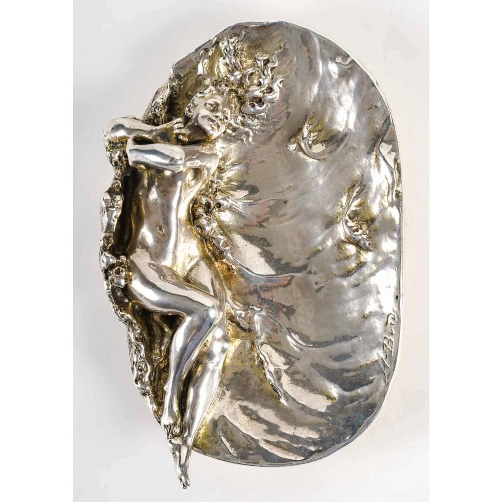 Frédéric Boucheron (1830-1902) Orfèvre Naïade Coupe Vide-poches Art Nouveau | Biron Frédéric Boucheron (1830-1902) Orfèvre Naïade Coupe Vide-poches Art Nouveau