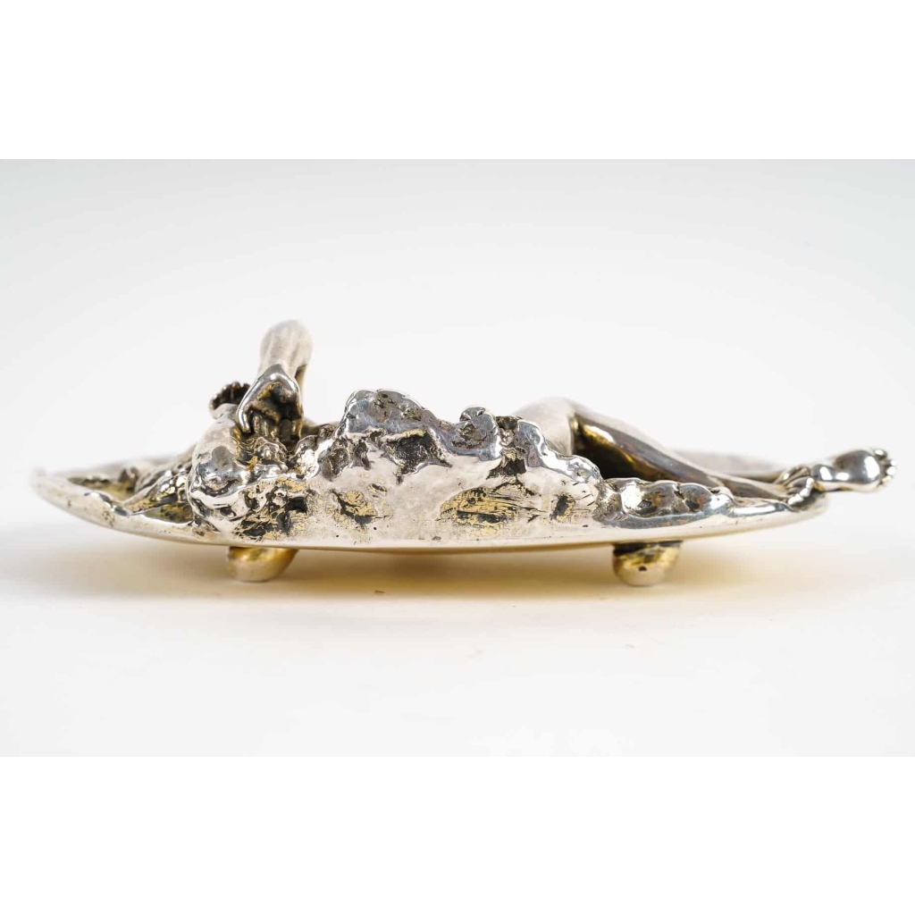 Frédéric Boucheron (1830-1902) Orfèvre Naïade Coupe Vide-poches Art Nouveau | Biron Frédéric Boucheron (1830-1902) Orfèvre Naïade Coupe Vide-poches Art Nouveau