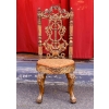 Chaise en bois sculpté et doré, XVIIème siècle | Biron Chaise en bois sculpté et doré, XVIIème siècle