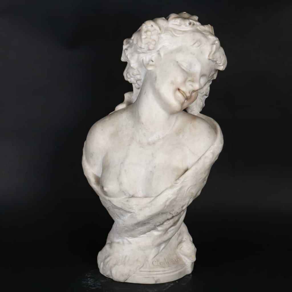 Buste en marbre, 1900, style Art nouveau | Biron ||||||||