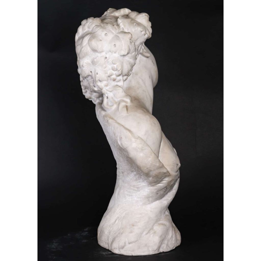 Buste en marbre, 1900, style Art nouveau | Biron Buste en marbre, 1900, style Art nouveau