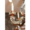 Maison Baguès, Lustre à en verre églomisé, années 1950 | Biron Maison Baguès, Lustre à en verre églomisé, années 1950