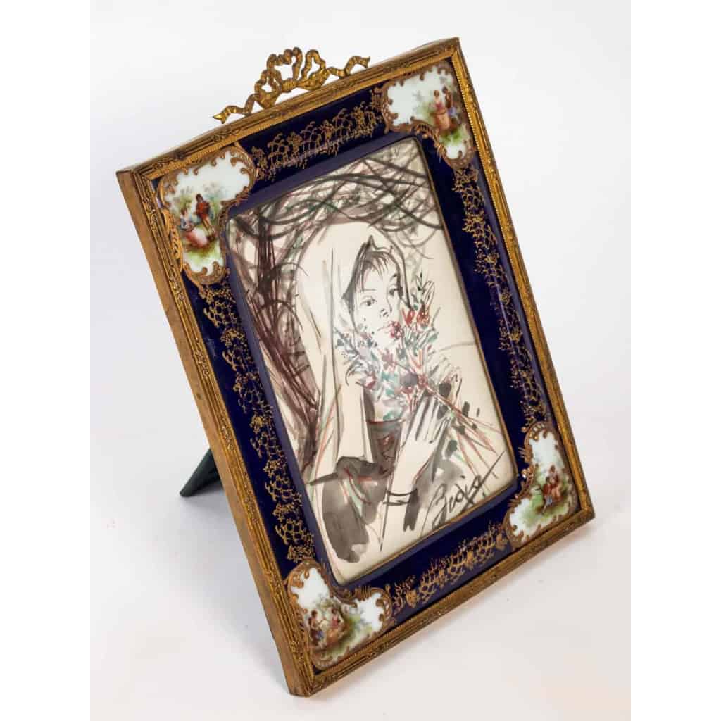 Cadre photo du XIXème siècle, époque Napoléon III | Biron |||||||||