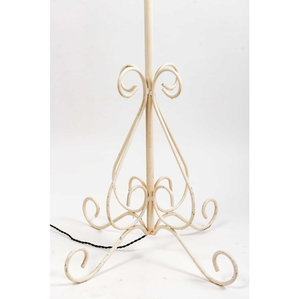 Lampadaire d’Intérieur en fer Forgé Peint de la Maison R.Gleizes, Design des Années 1950-1960 | Biron Lampadaire d’Intérieur en fer Forgé Peint de la Maison R.Gleizes, Design des Années 1950-1960