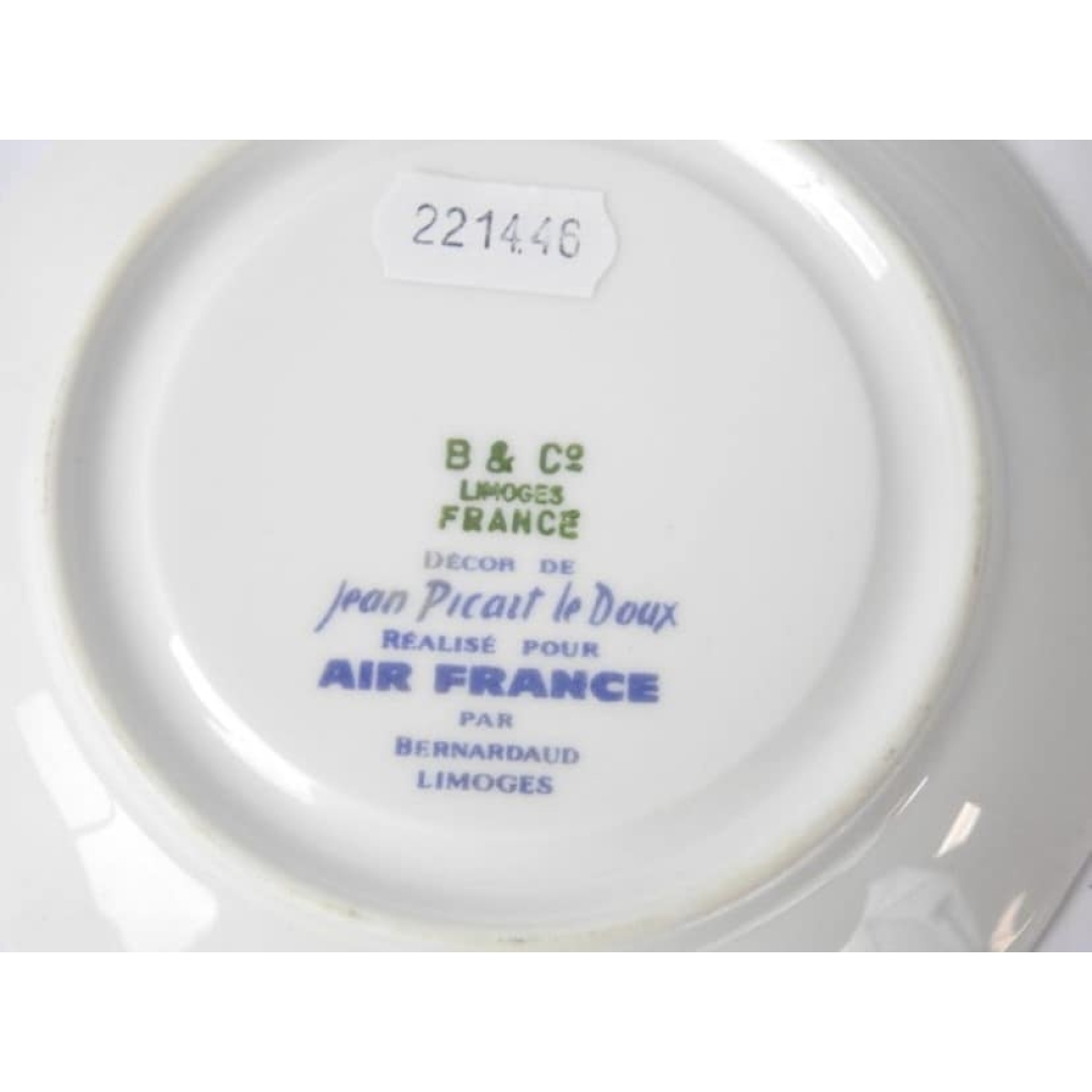Douze assiettes d’après Jean Picart Le Doux pour Air France | Biron Douze assiettes d'après Jean Picart Le Doux pour le Concorde