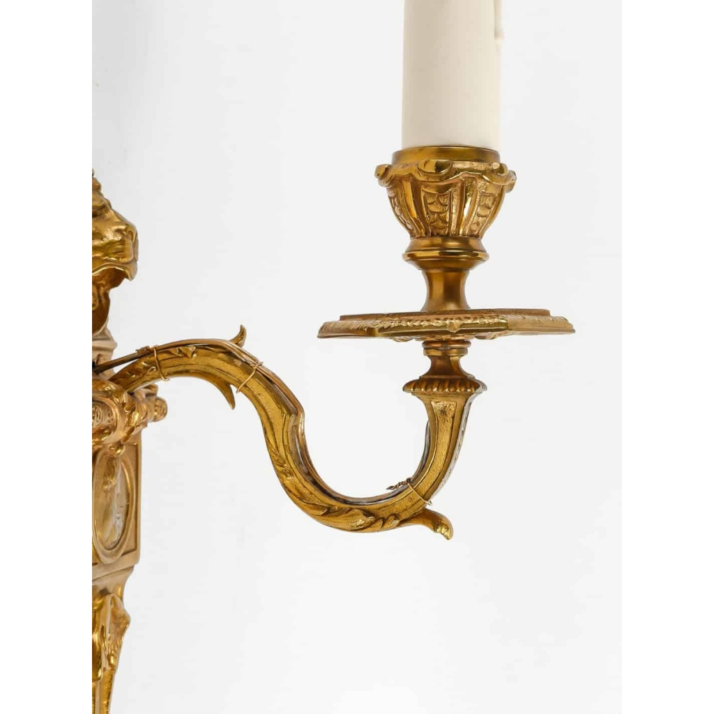 Paire d’appliques de style Louis XIV. | Biron Paire d'appliques de style Louis XIV.