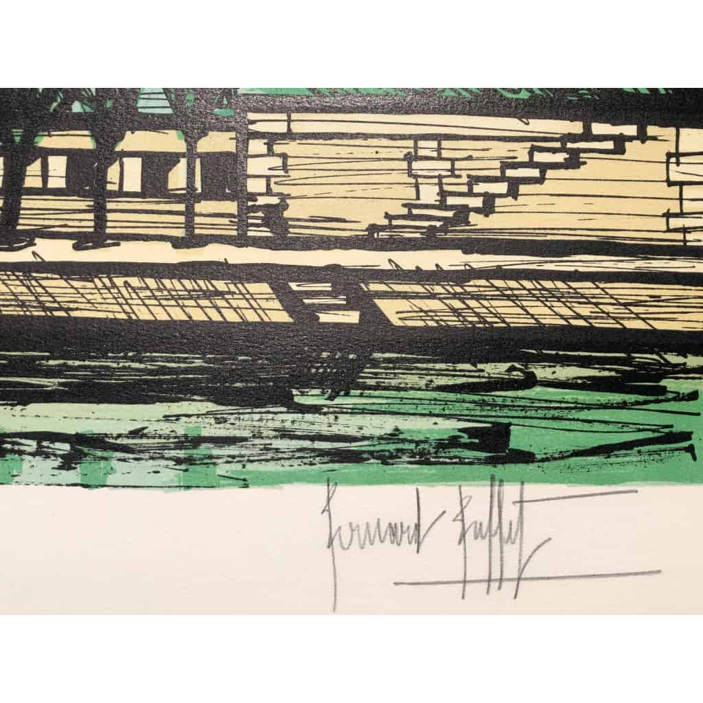 Buffet Bernard Tour Eiffel Lithographie Couleurs Papier arches Signée Certificat D’authenticité | Biron Buffet Bernard Tour Eiffel Lithographie Couleurs Papier arches Signée Certificat D’authenticité