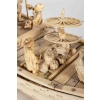Un jolie bateaux en marqueterie d’ivoire avec ses personnages en ivoire sculpté, fin XIXème siècle | Biron Un jolie bateaux en marqueterie d'ivoire avec ses personnages en ivoire sculpté, fin XIXème siècle