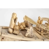 Un jolie bateaux en marqueterie d’ivoire avec ses personnages en ivoire sculpté, fin XIXème siècle | Biron Un jolie bateaux en marqueterie d'ivoire avec ses personnages en ivoire sculpté, fin XIXème siècle