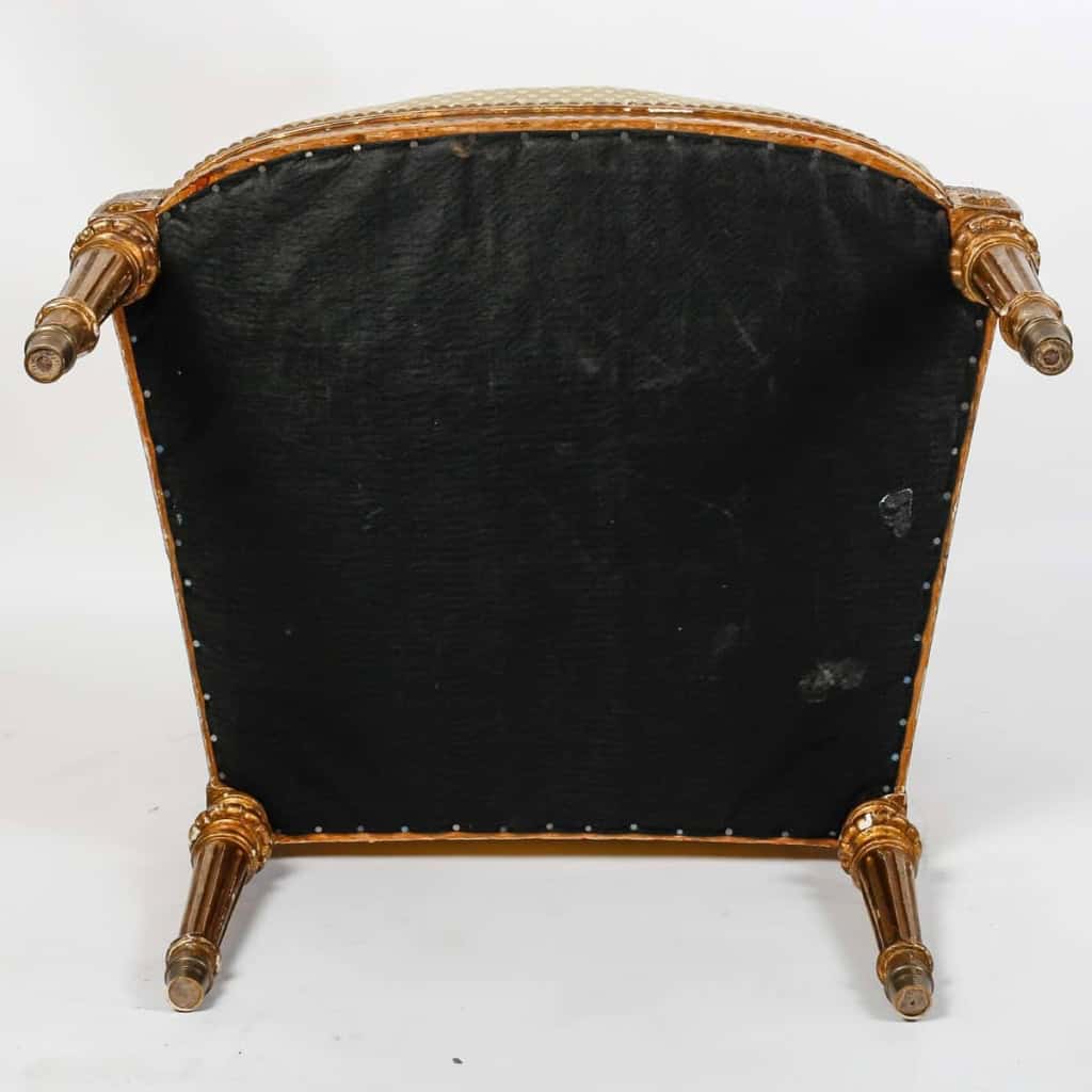 Ensemble de 2 fauteuils et 6 chaises de style Louis XVI, XIXème siècle | Biron Ensemble de 2 fauteuils et 6 chaises de style Louis XVI, XIXème siècle