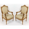 Ensemble de 2 fauteuils et 6 chaises de style Louis XVI, XIXème siècle | Biron Ensemble de 2 fauteuils et 6 chaises de style Louis XVI, XIXème siècle