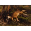 Tableau de scène de chasse, Huile sur toile signée et daté 1850 | Biron Tableau de scène de chasse, Huile sur toile signée et daté 1850