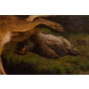 Tableau de scène de chasse, Huile sur toile signée et daté 1850 | Biron Tableau de scène de chasse, Huile sur toile signée et daté 1850