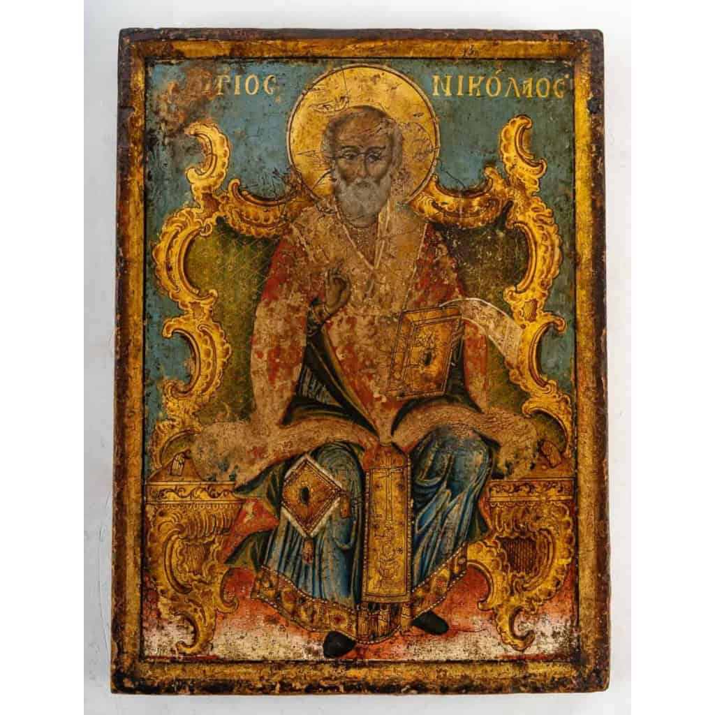 Icône représentant Saint Nicolas le Thaumaturge. | Biron ||||||