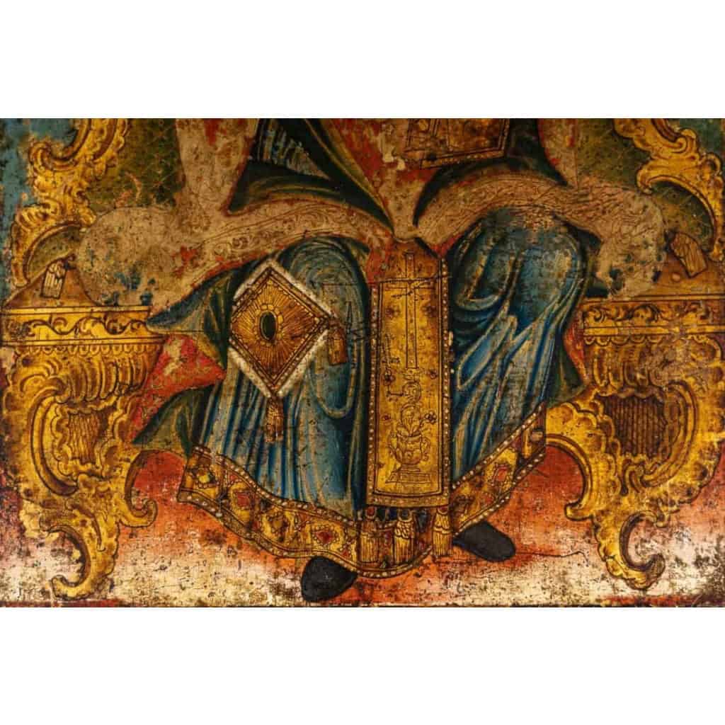 Icône représentant Saint Nicolas le Thaumaturge. | Biron Icône représentant Saint Nicolas le Thaumaturge.