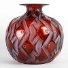 Vase « Penthièvre » verre ambre de René LALIQUE | Biron Vase "Penthièvre" verre ambre de René LALIQUE