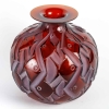 Vase « Penthièvre » verre ambre de René LALIQUE | Biron Vase "Penthièvre" verre ambre de René LALIQUE
