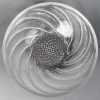 Coupe « Poissons » verre blanc de René LALIQUE | Biron Coupe "Poissons" verre blanc de René LALIQUE