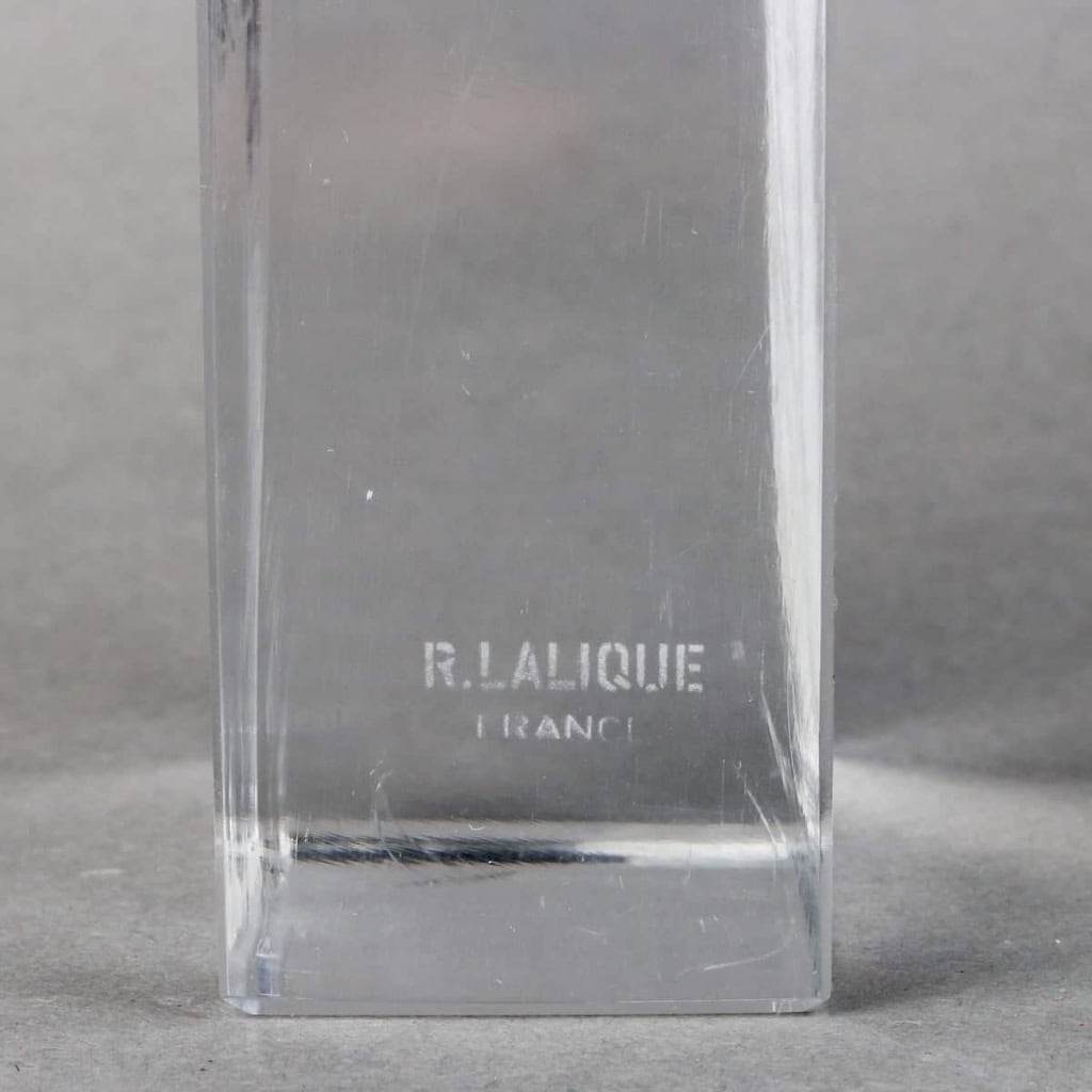 Statuette « Vierge à l’Enfant » verre blanc de René LALIQUE | Biron Statuette "Vierge à l'Enfant" verre blanc de René LALIQUE